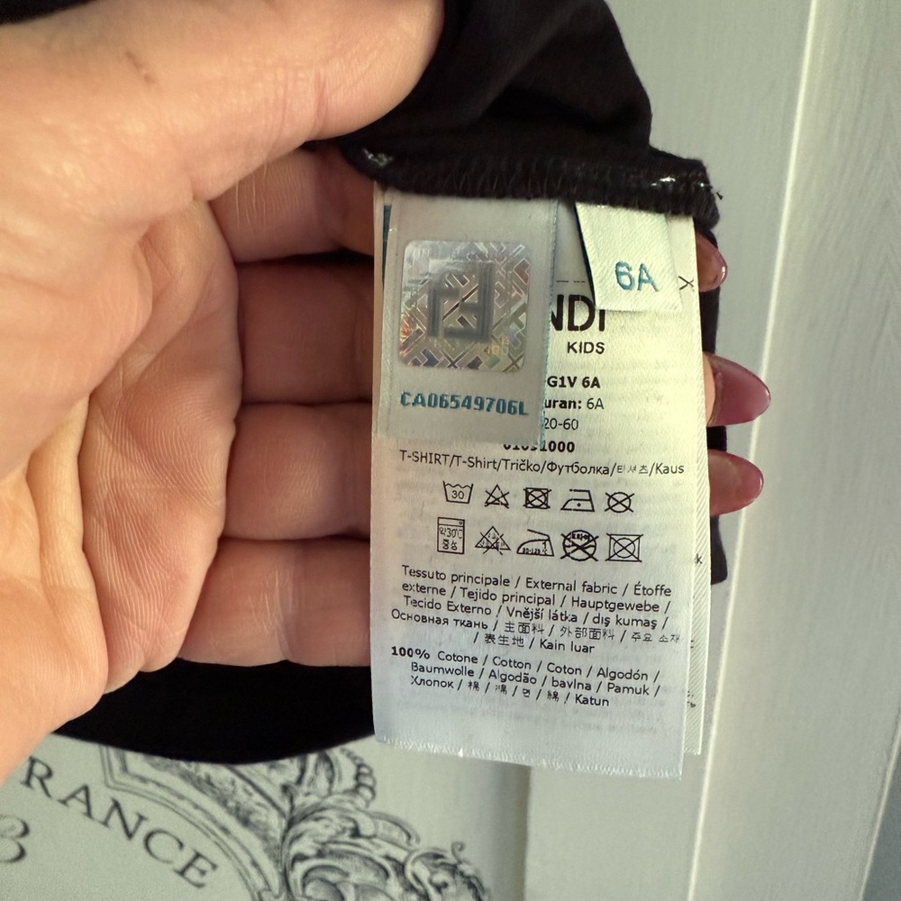 NWT Guaranteed Authentic Fendi Girl’s Handbag T-Shirt w/Authenti Mini Purse - Picture 16 of 16